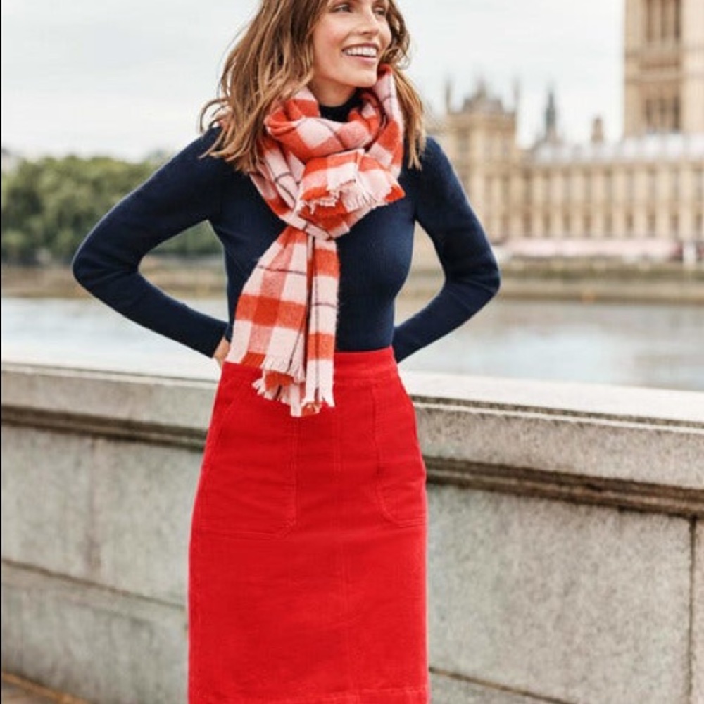 Boden Leonie Cord Mini Skirt